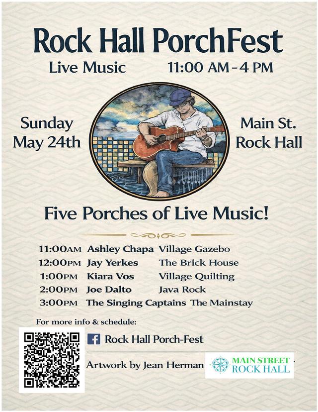 Rock Hall Porchfest 2026<br>11AM